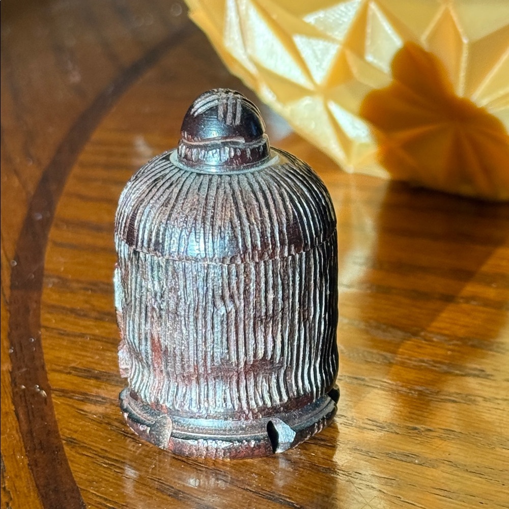 Handcrafted Wooden Buddha Head Sculpture Hand Carved Souvenir Trinket Box Gift - Picture 5 of 10